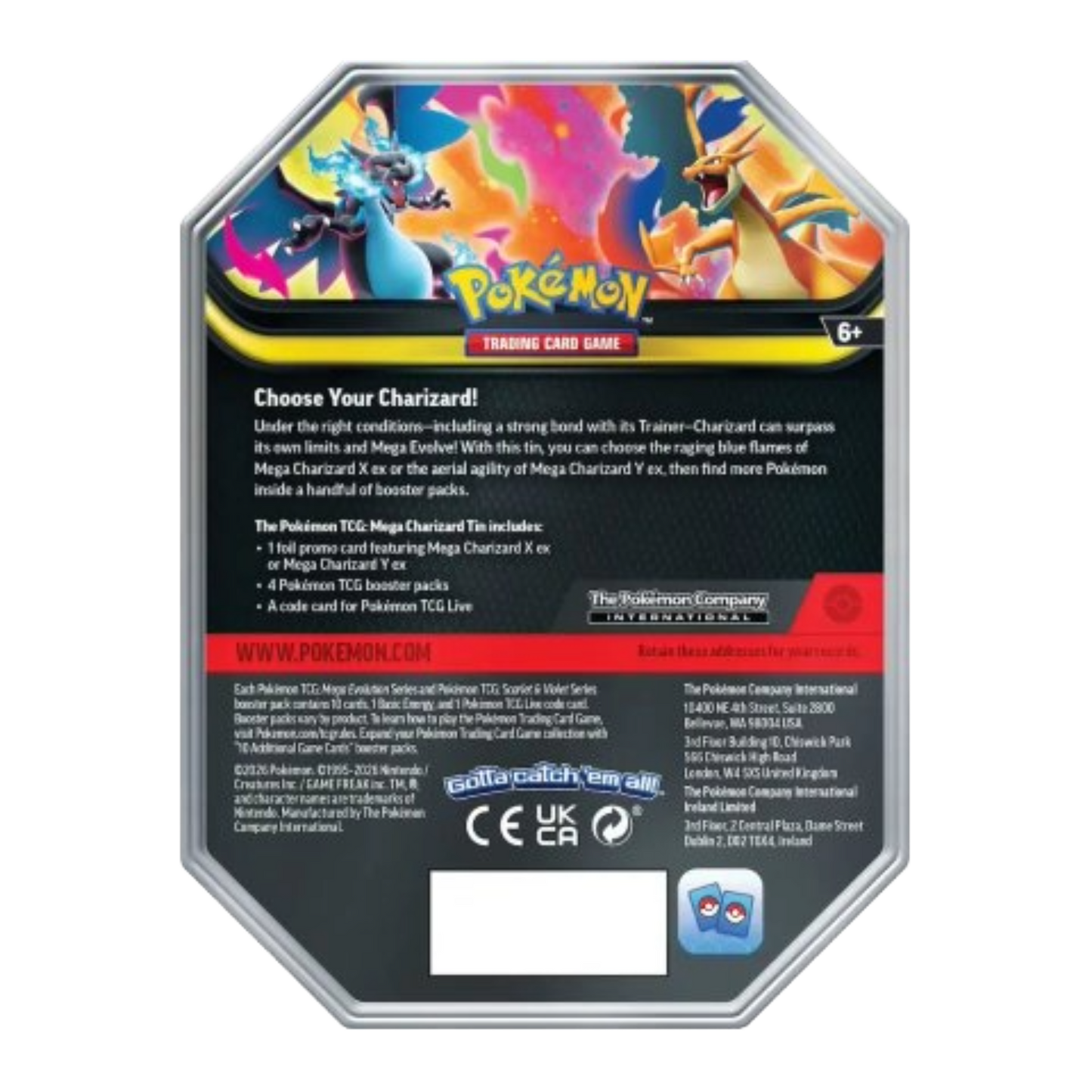 Pokemon Ascended Heroes Mega Charizard Y Ex Tin (FR)