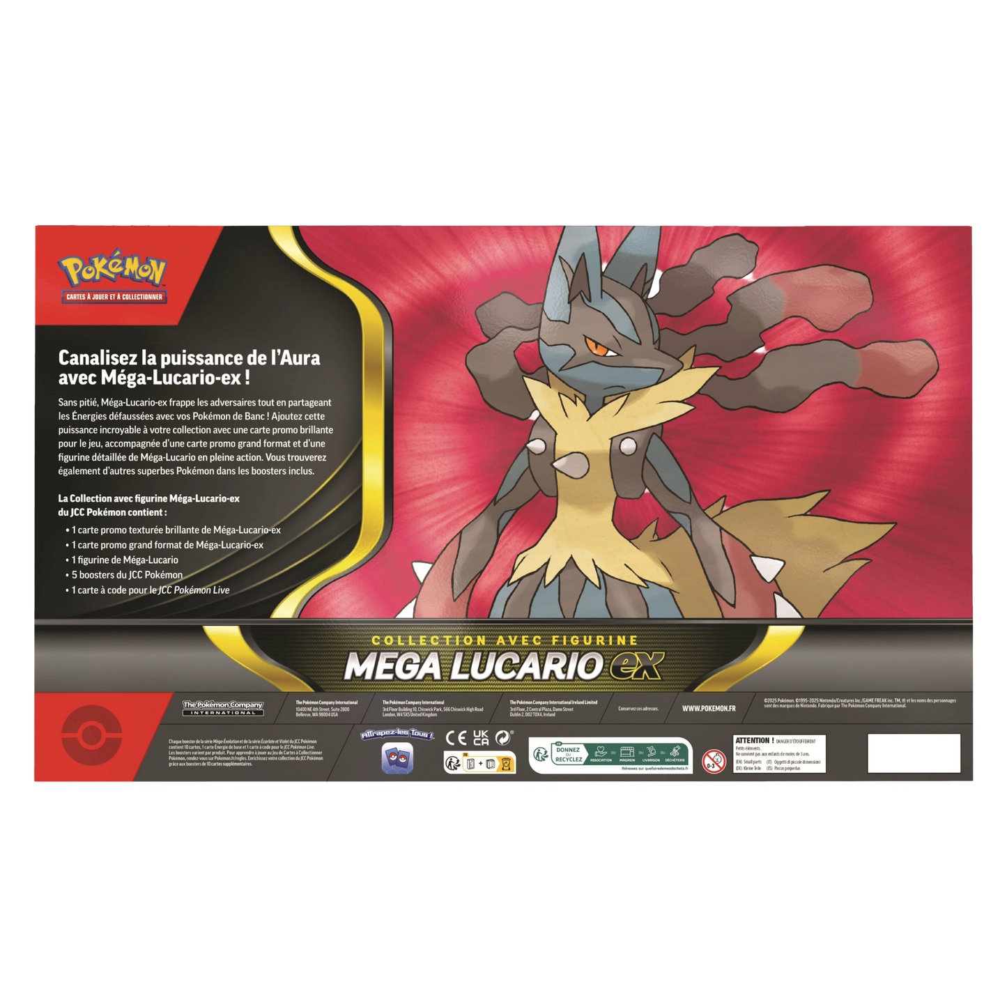 Pokemon Mega Lucario Ex Figure Collection (FR)