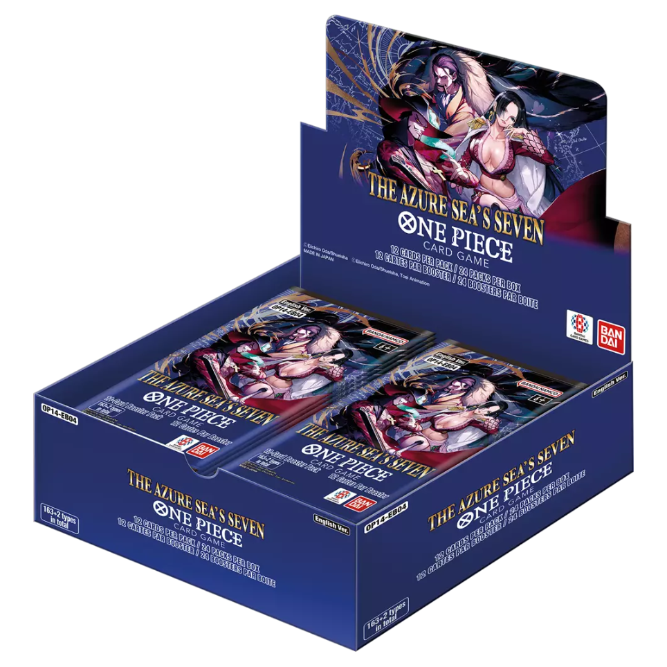 one piece card game fr One Piece OP14 The Azure's Sea Seven Booster Box (FR) – Cardotopia