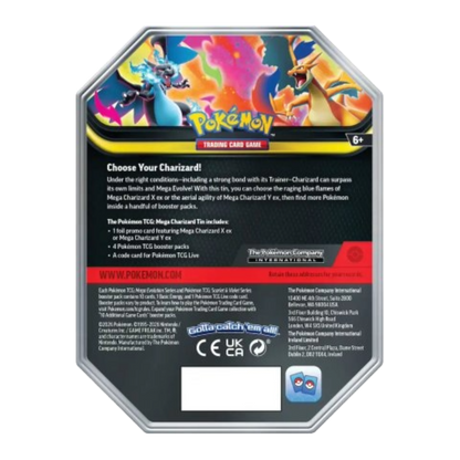 Pokemon Ascended Heroes Mega Charizard Y Ex Tin (FR)
