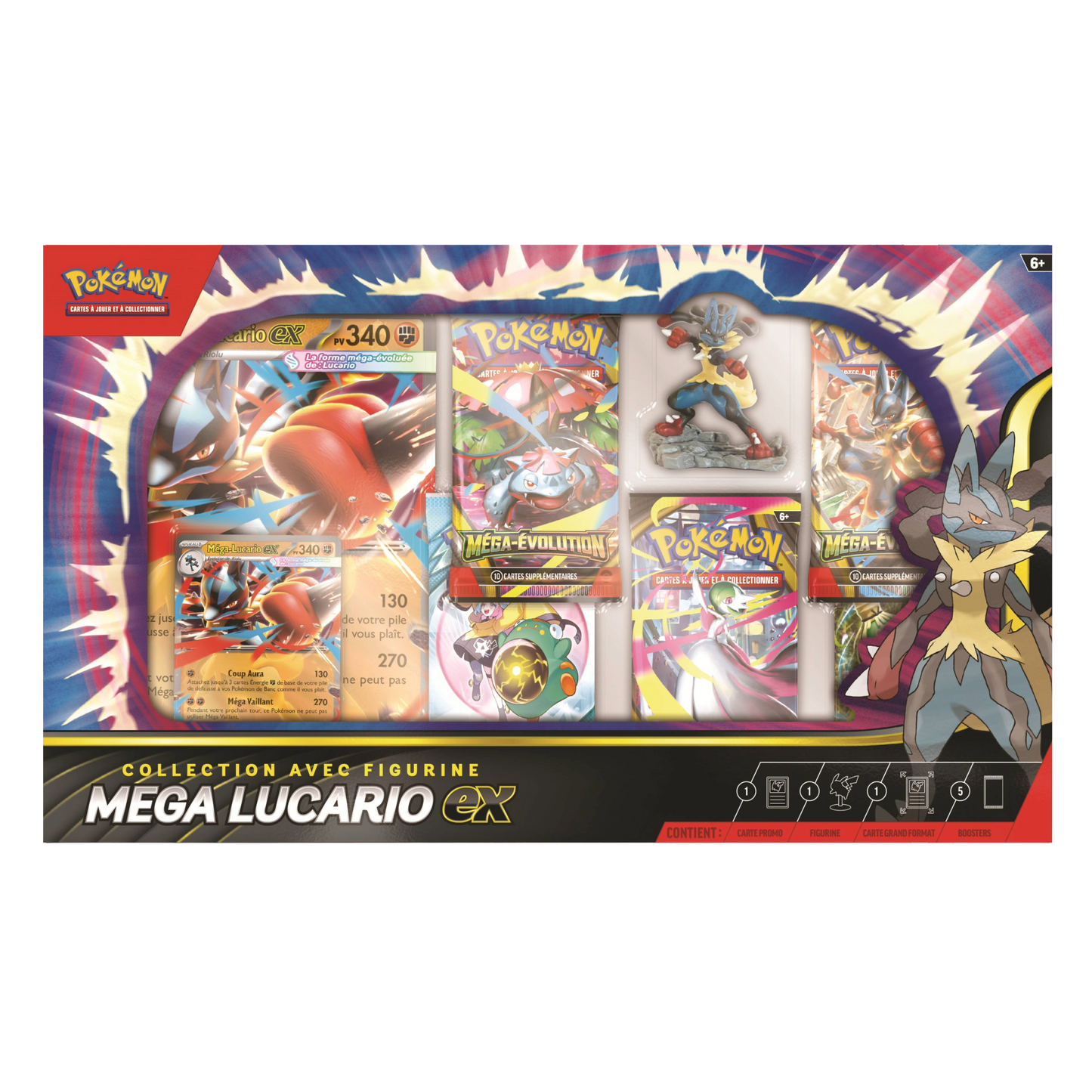 Pokemon Mega Lucario Ex Figure Collection (FR)