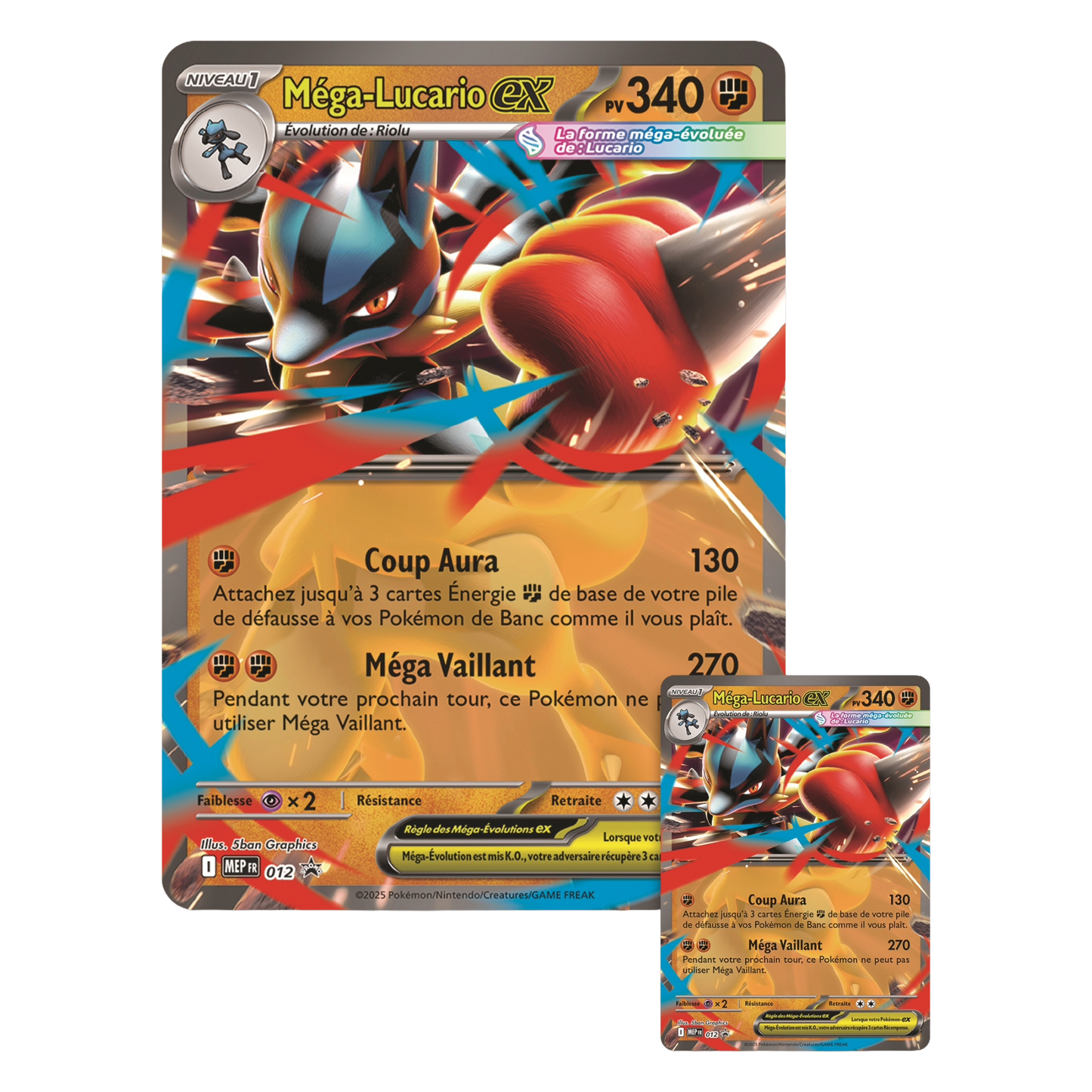 Pokemon Mega Lucario Ex Figure Collection (FR)