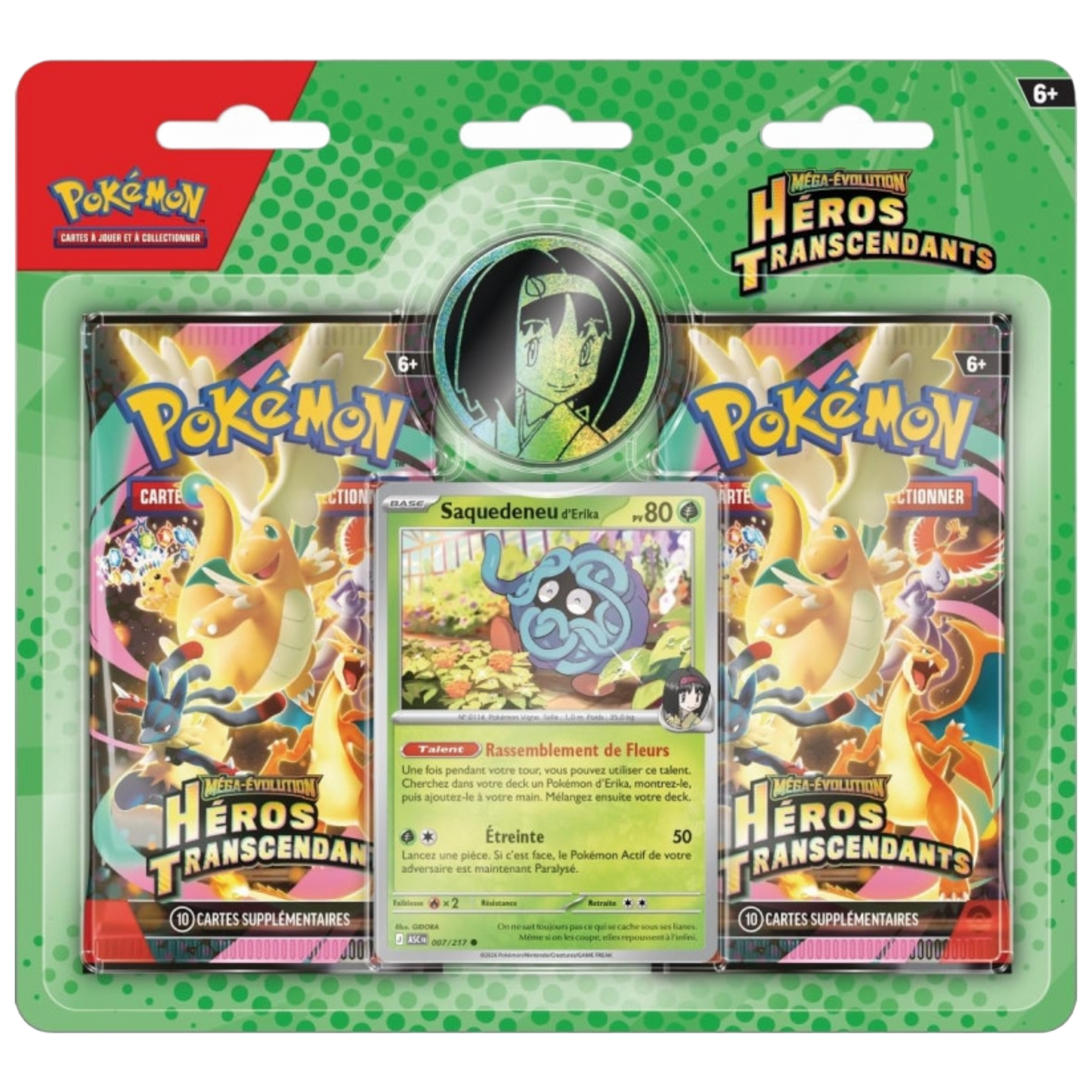 Pokemon Ascended Heroes 2-Pack Blister Erika's Tangela (FR)